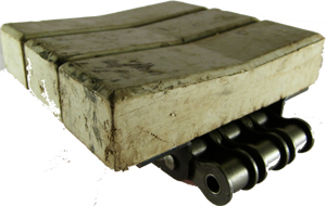 Rubber Moulded Triple Strand Roller Chain